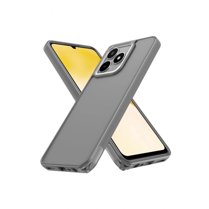 Newface Realme C53 Kılıf Elegant Kapak - Titan Gri