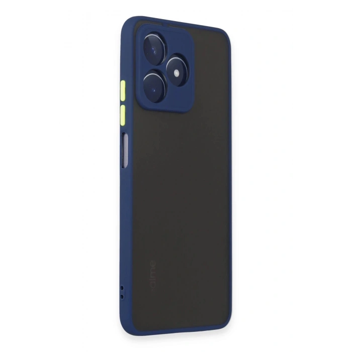 Newface Realme C53 Kılıf Montreal Silikon Kapak - Lacivert