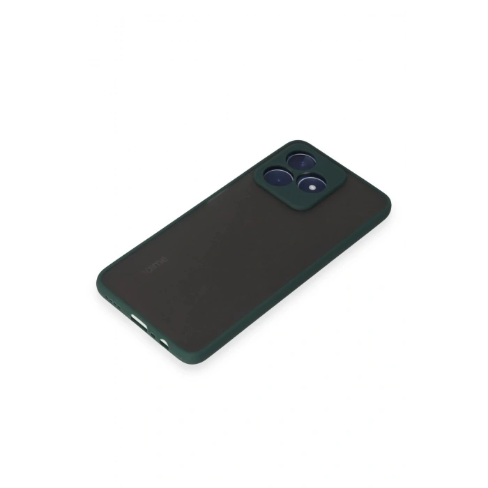 Newface Realme C53 Kılıf Montreal Silikon Kapak - Yeşil