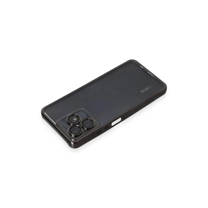 Newface Realme C53 Kılıf Razer Lensli Silikon - Siyah