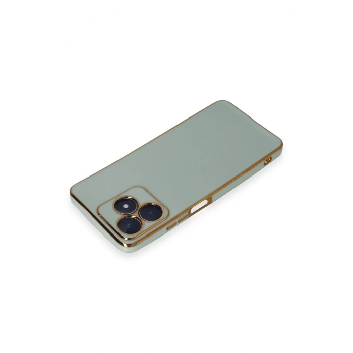 Newface Realme C53 Kılıf Volet Silikon - Açık Yeşil