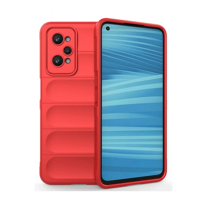 Newface Realme GT2 5G Kılıf Optimum Silikon - Kırmızı