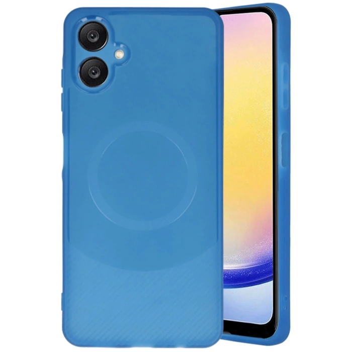 Newface Samsung A06 Kılıf Maya Karbon Kapak - Lacivert