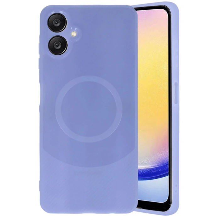 Newface Samsung A06 Kılıf Maya Karbon Kapak - Lila