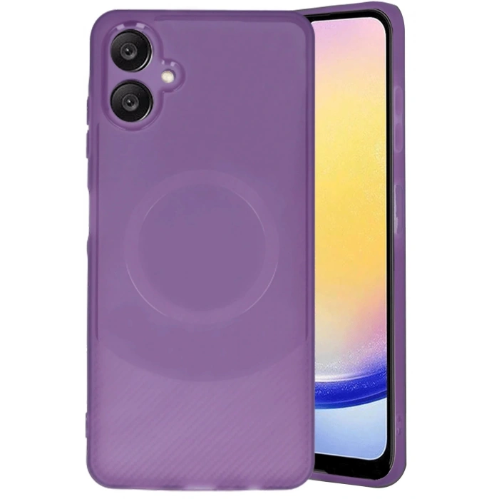 Newface Samsung A06 Kılıf Maya Karbon Kapak - Mürdüm