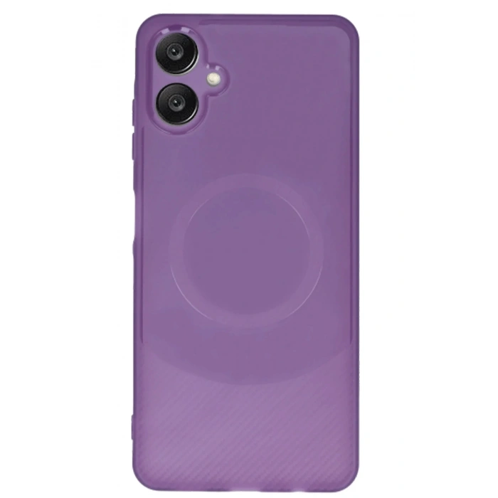 Newface Samsung A06 Kılıf Maya Karbon Kapak - Mürdüm