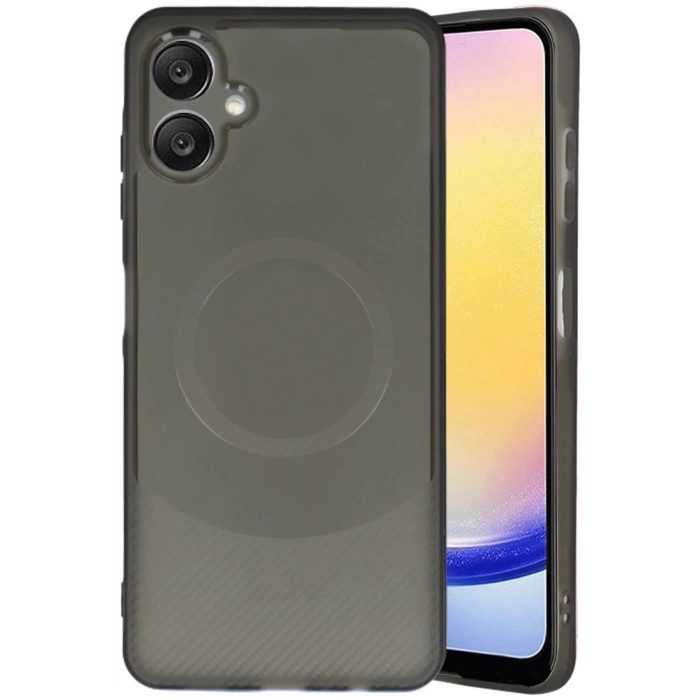 Newface Samsung A06 Kılıf Maya Karbon Kapak - Siyah