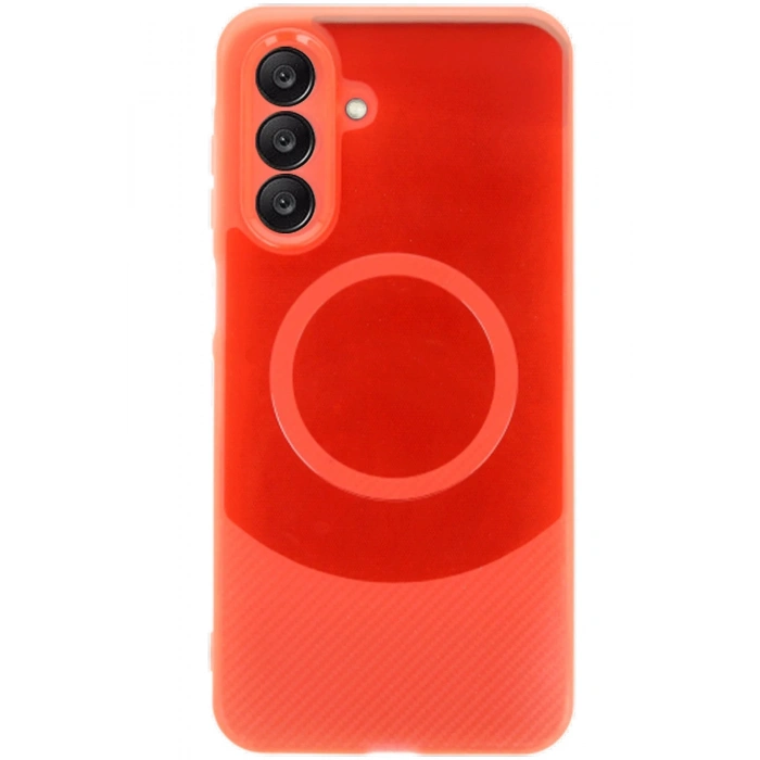 Newface Samsung A16 5G Kılıf Maya Karbon Kapak - Kırmızı