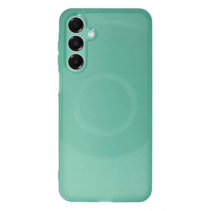 Newface Samsung A16 5G Kılıf Maya Karbon Kapak - Koyu Yeşil