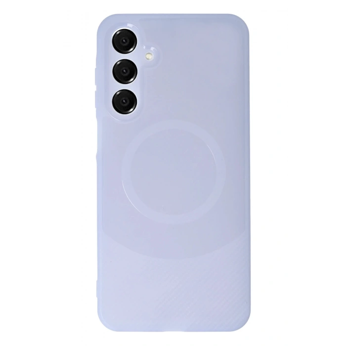 Newface Samsung A16 5G Kılıf Maya Karbon Kapak - Lila