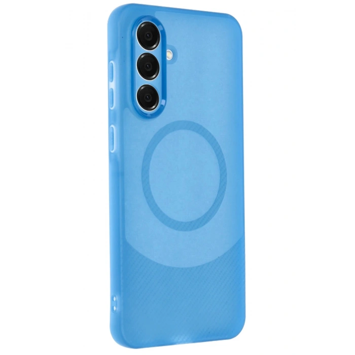 Newface Samsung A16 5G Kılıf Maya Karbon Kapak - Mavi