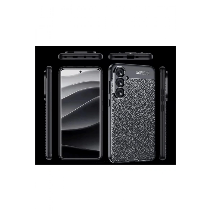 Newface Samsung A56 Kılıf Auto Focus Kapak - Siyah