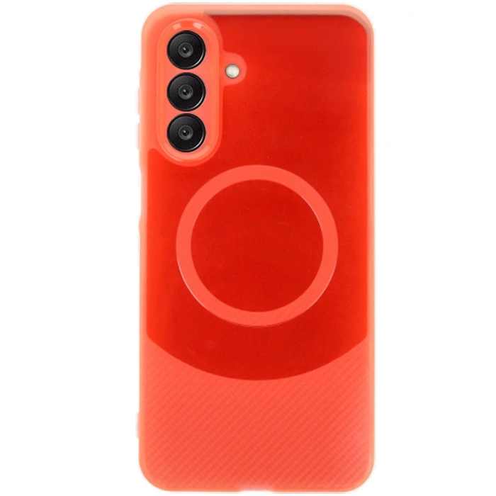 Newface Samsung A56 Kılıf Maya Karbon Kapak - Kırmızı