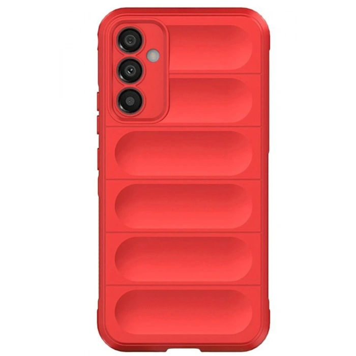 Newface Samsung A56 Kılıf Optimum Silikon - Kırmızı