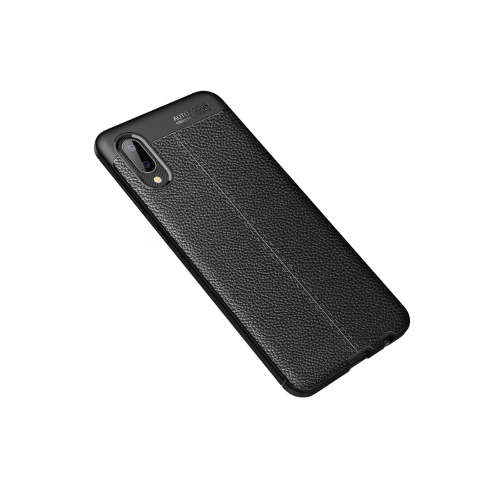 Newface Samsung Galaxy A02 Kılıf Auto Focus Kapak - Siyah