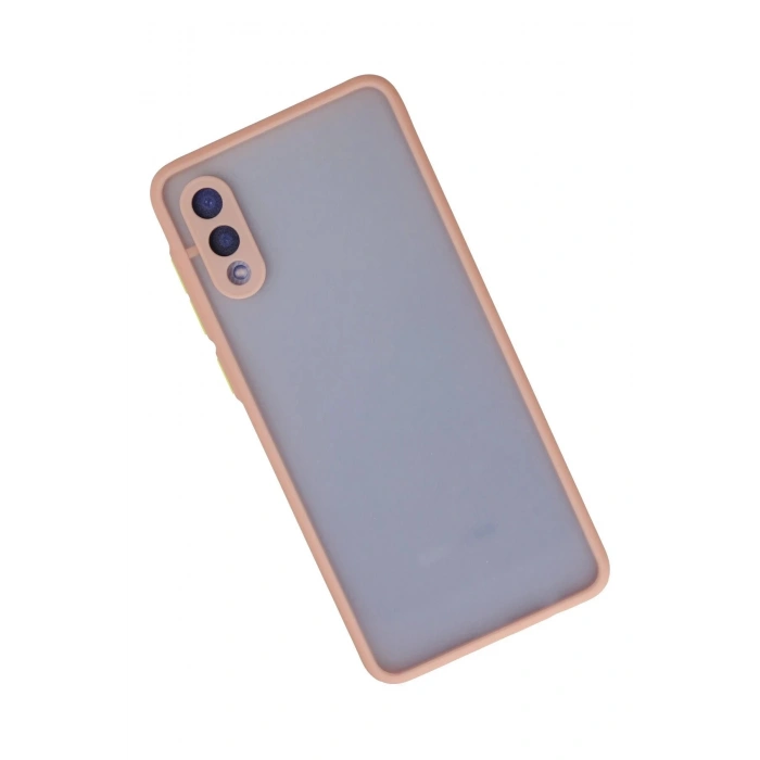 Newface Samsung Galaxy A02 Kılıf Montreal Silikon Kapak - Pembe