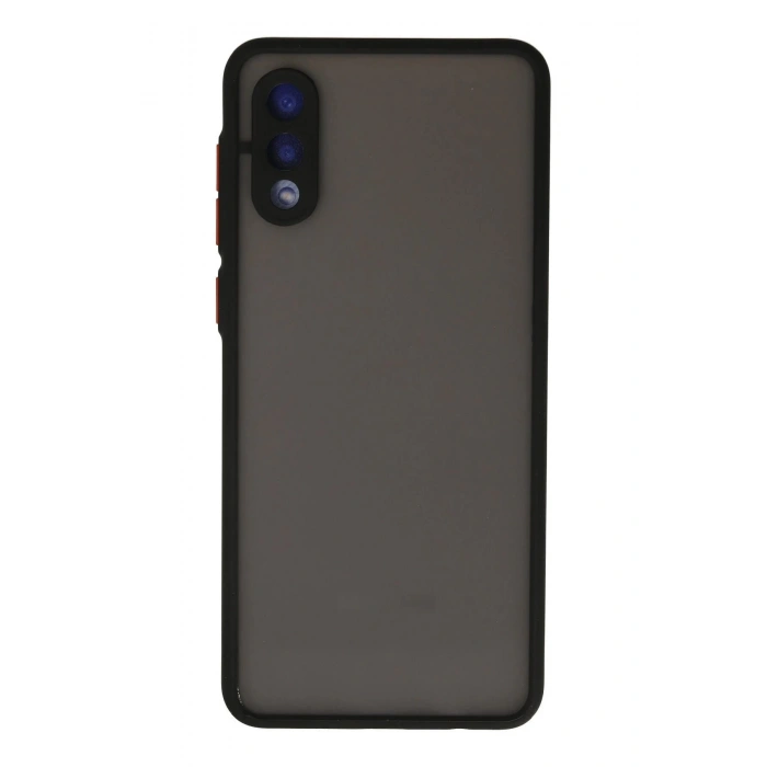 Newface Samsung Galaxy A02 Kılıf Montreal Silikon Kapak - Siyah
