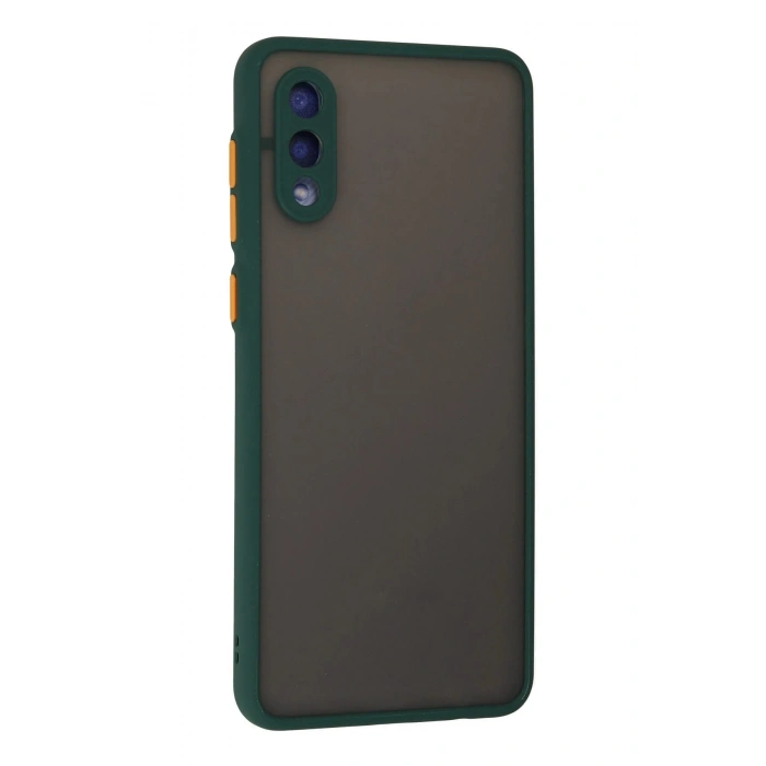 Newface Samsung Galaxy A02 Kılıf Montreal Silikon Kapak - Yeşil