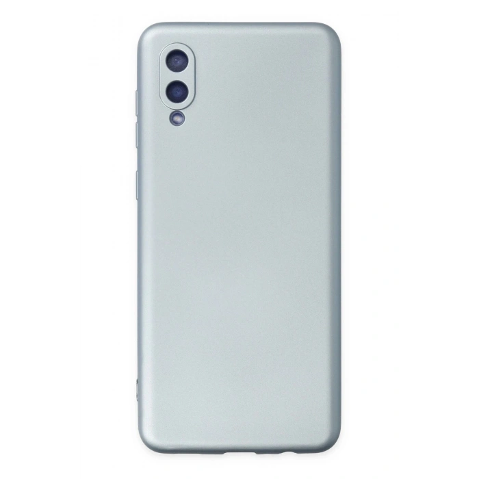 Newface Samsung Galaxy A02 Kılıf Nano içi Kadife Silikon - Sky Blue