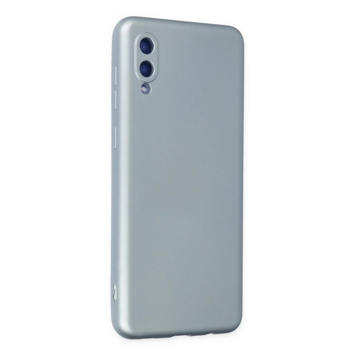 Newface Samsung Galaxy A02 Kılıf Nano içi Kadife Silikon - Sky Blue