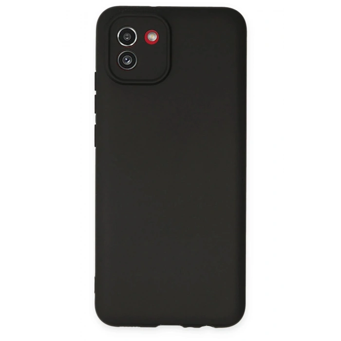 Newface Samsung Galaxy A03 Kılıf First Silikon - Siyah