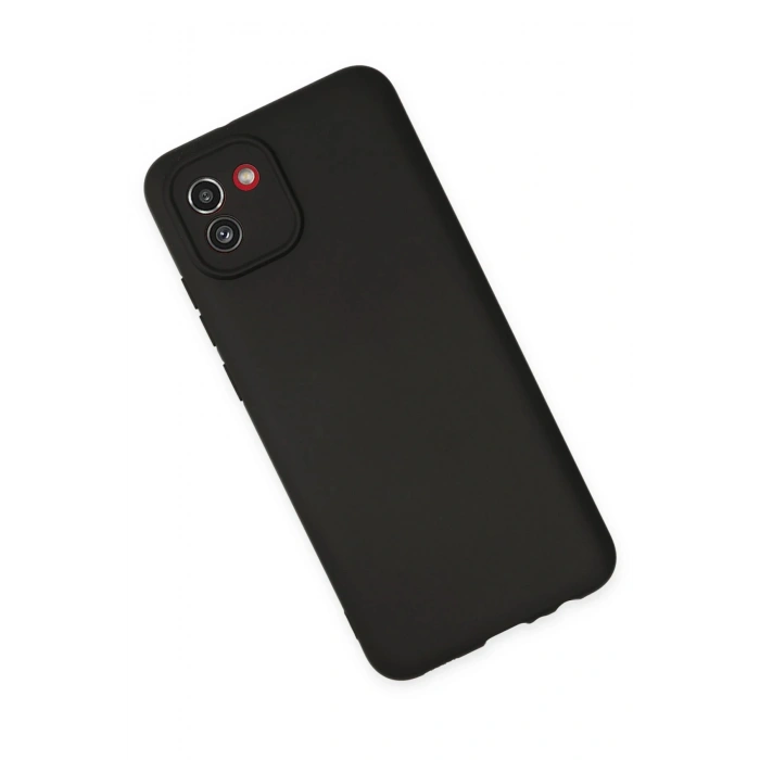 Newface Samsung Galaxy A03 Kılıf First Silikon - Siyah