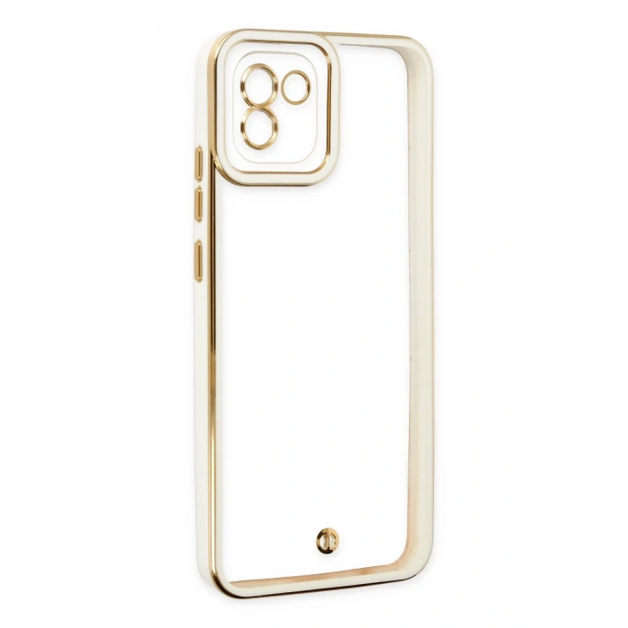 Newface Samsung Galaxy A03 Kılıf Liva Lens Silikon - Beyaz