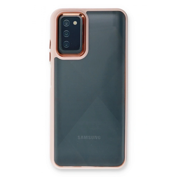 Newface Samsung Galaxy A03S Kılıf Dora Kapak - Pudra