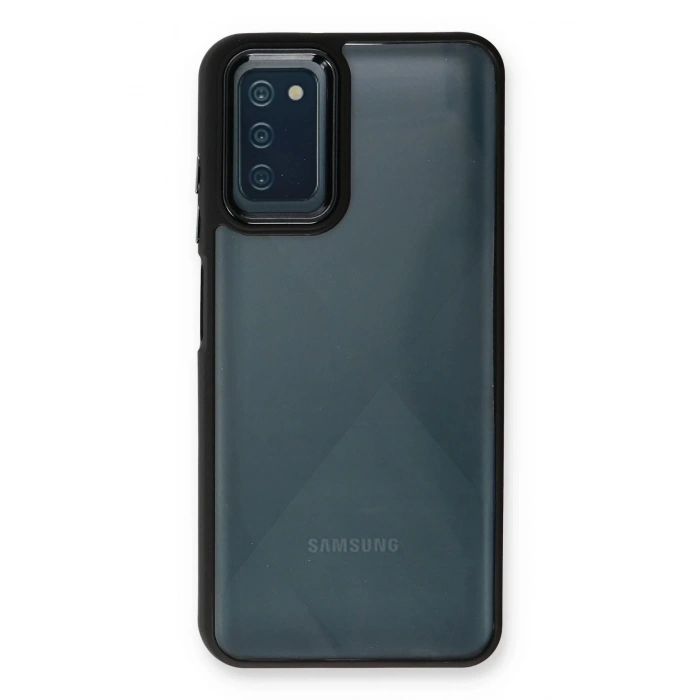 Newface Samsung Galaxy A03S Kılıf Dora Kapak - Siyah