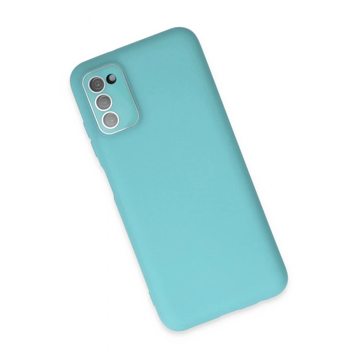 Newface Samsung Galaxy A03S Kılıf Lansman Glass Kapak uaz