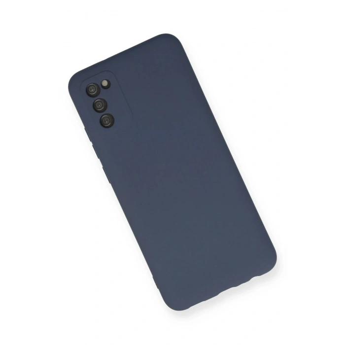 Newface Samsung Galaxy A03S Kılıf Nano içi Kadife Silikon - Gri