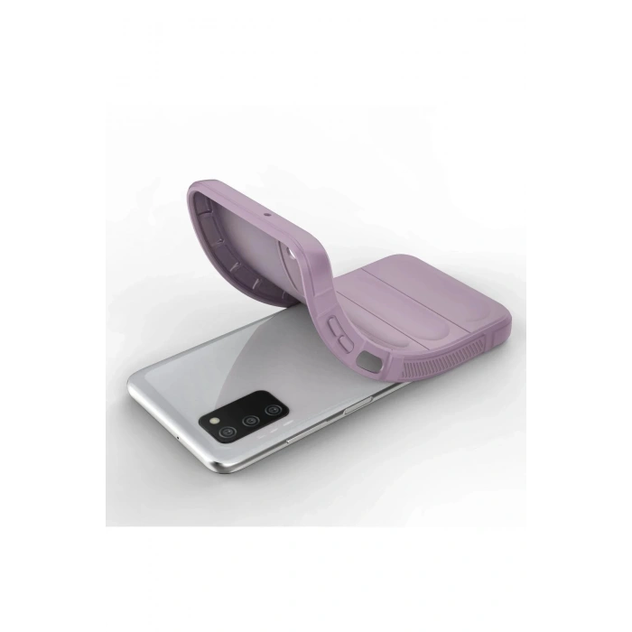 Newface Samsung Galaxy A03S Kılıf Optimum Silikon - Mor