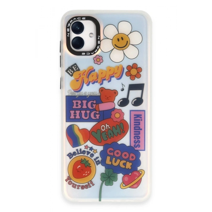 Newface Samsung Galaxy A04 Kılıf Estoril Desenli Kapak - Estoril - 15