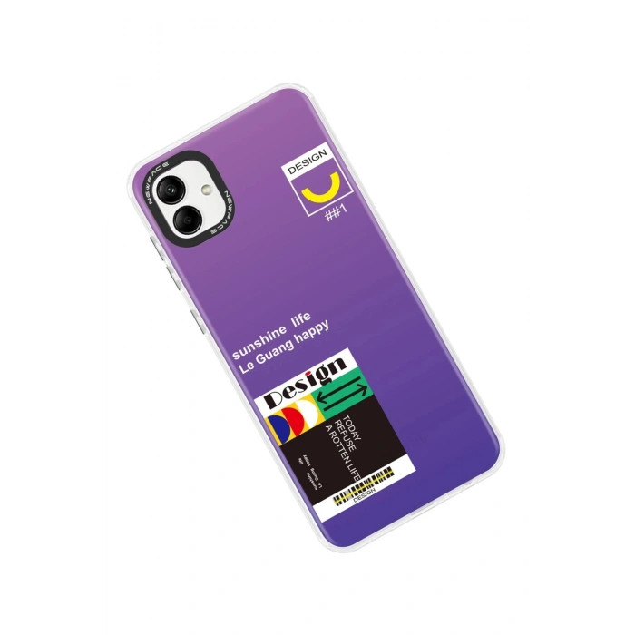 Newface Samsung Galaxy A04 Kılıf Estoril Desenli Kapak - Estoril - 4