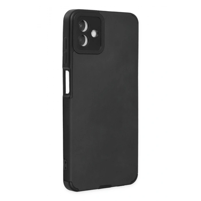 Newface Samsung Galaxy A04 Kılıf Loop Deri Silikon - Siyah