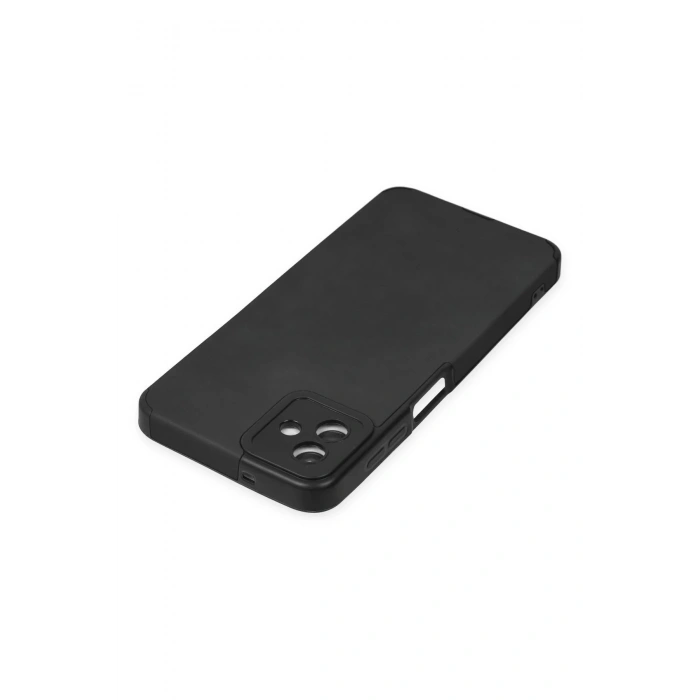 Newface Samsung Galaxy A04 Kılıf Loop Deri Silikon - Siyah