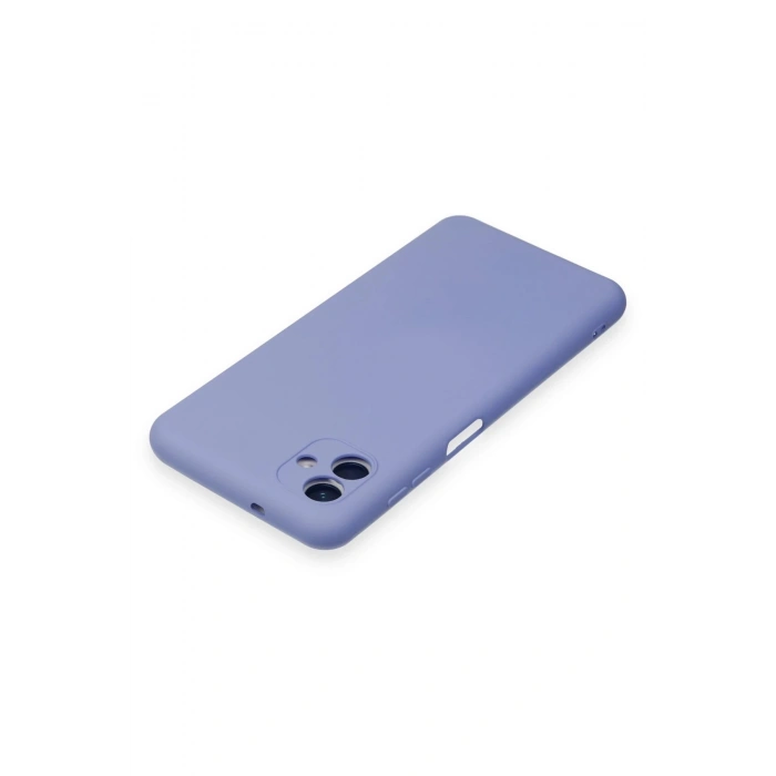 Newface Samsung Galaxy A04 Kılıf Nano içi Kadife Silikon - Lila
