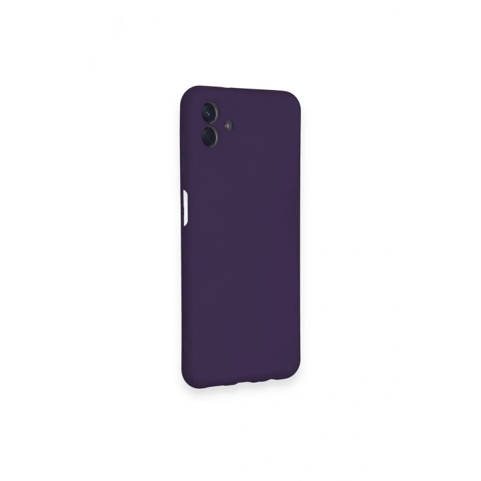 Newface Samsung Galaxy A04 Kılıf Nano içi Kadife Silikon - Mor