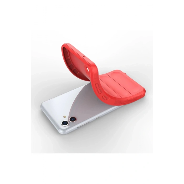 Newface Samsung Galaxy A04 Kılıf Optimum Silikon - Kırmızı