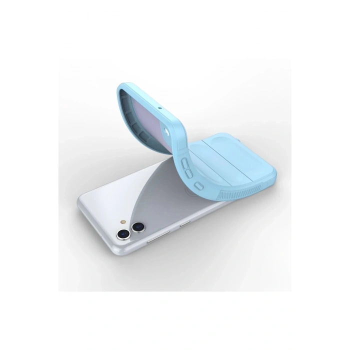 Newface Samsung Galaxy A04 Kılıf Optimum Silikon - Sky Blue