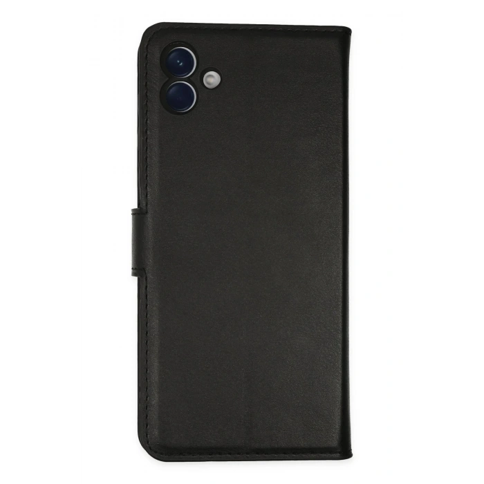 Newface Samsung Galaxy A04 Kılıf Trend S Plus Kapaklı Kılıf - Siyah