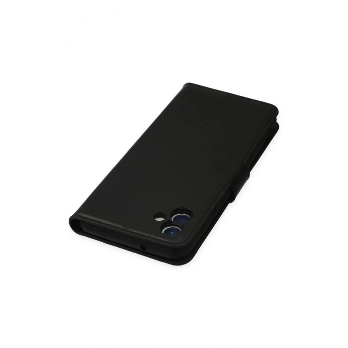 Newface Samsung Galaxy A04 Kılıf Trend S Plus Kapaklı Kılıf - Siyah