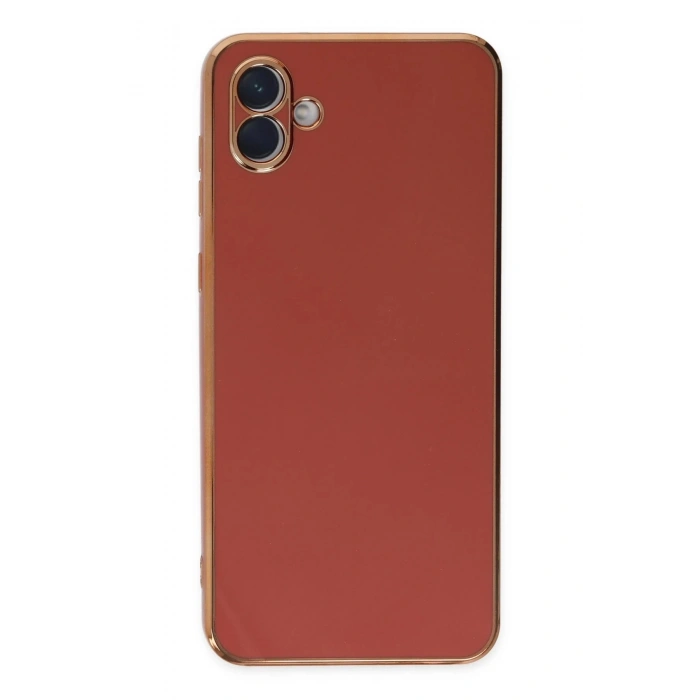 Newface Samsung Galaxy A04 Kılıf Volet Silikon - Kırmızı