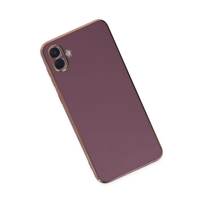 Newface Samsung Galaxy A04 Kılıf Volet Silikon - Mor