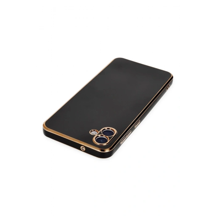 Newface Samsung Galaxy A04 Kılıf Volet Silikon - Siyah