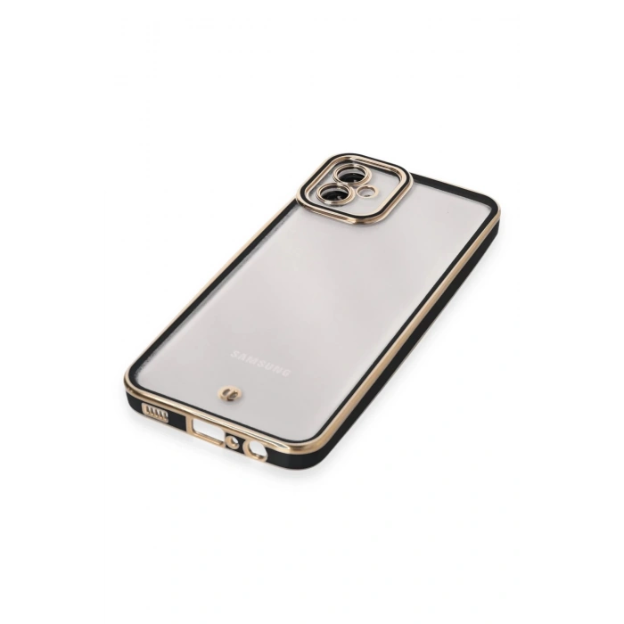 Newface Samsung Galaxy A04E Kılıf Liva Lens Silikon - Siyah