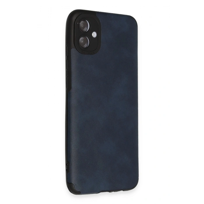 Newface Samsung Galaxy A04E Kılıf Loop Deri Silikon - Lacivert