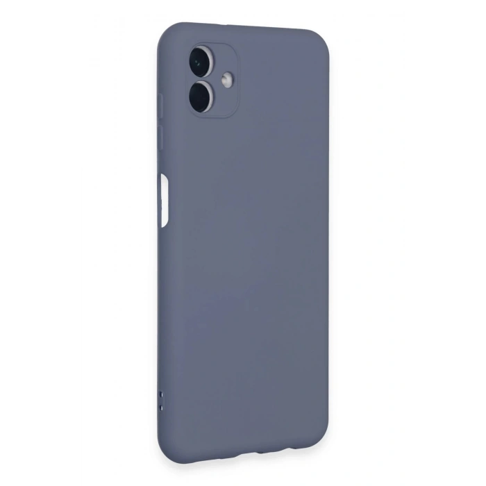 Newface Samsung Galaxy A04E Kılıf Nano içi Kadife Silikon - Gri