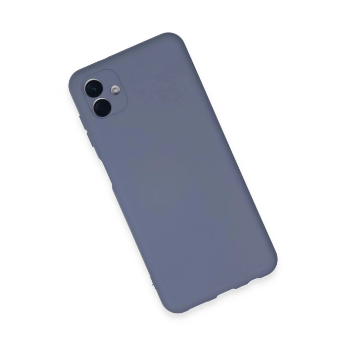 Newface Samsung Galaxy A04E Kılıf Nano içi Kadife Silikon - Gri