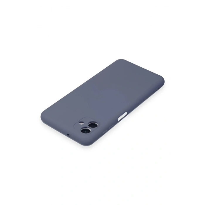 Newface Samsung Galaxy A04E Kılıf Nano içi Kadife Silikon - Gri